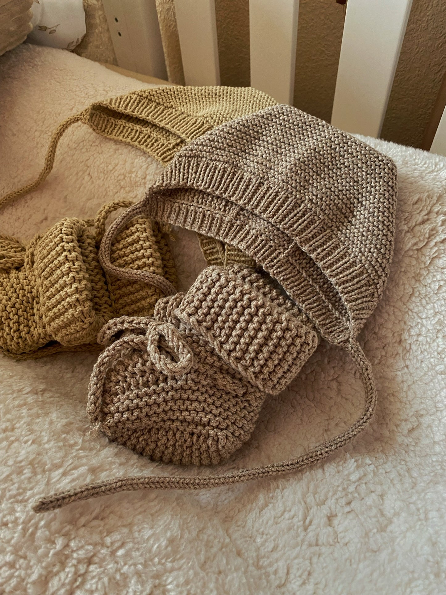 Handgestrickte Baby Socken