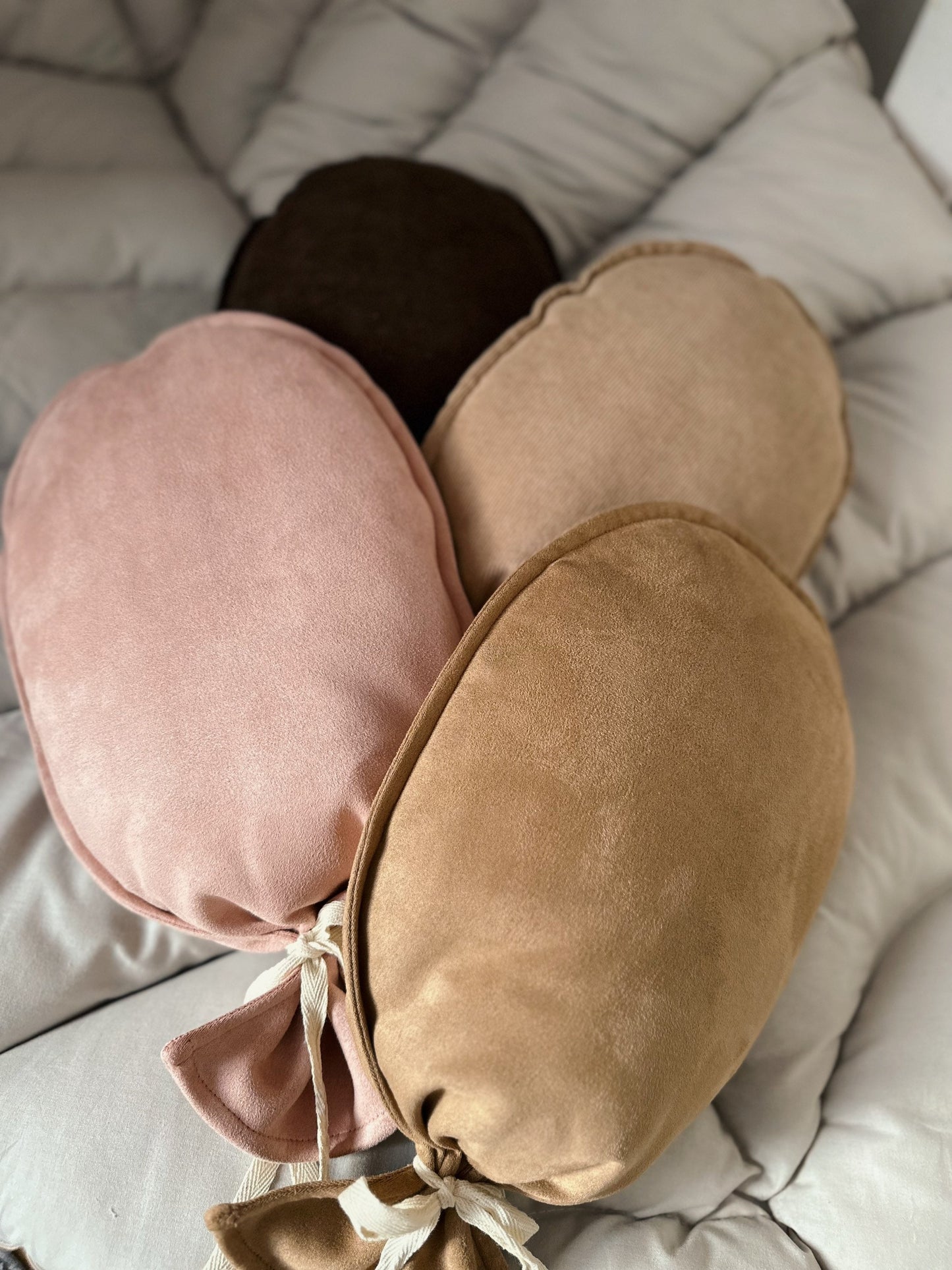 Kissen | Ballon |Kort | Samt | Babygeschenk | Handmade | Kinderzimmer | Deko | Kinderzimmerdeko