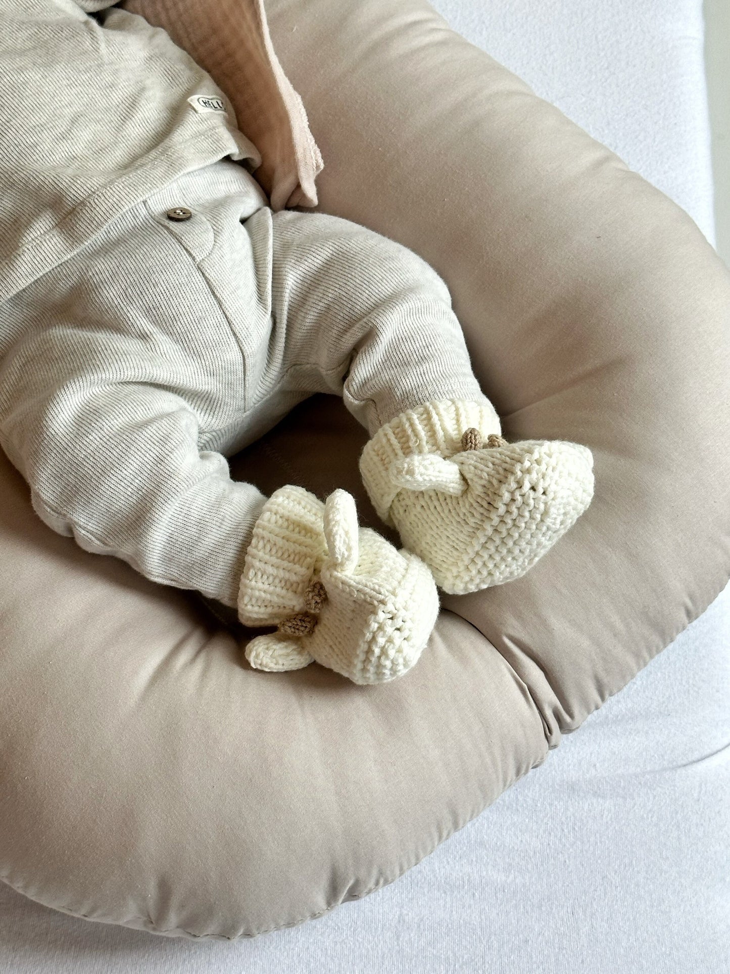 Handgestrickte Newborn Baby Wollsocken in Form von Tieren- Hausschuhe aus Wolle