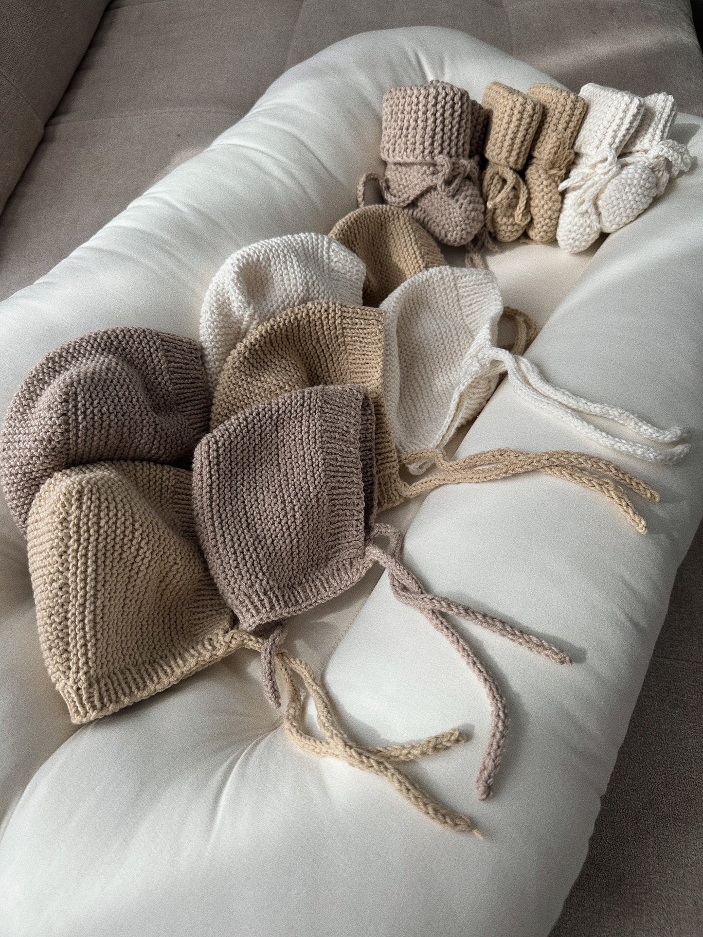 Strickmütze für Neugeborenes