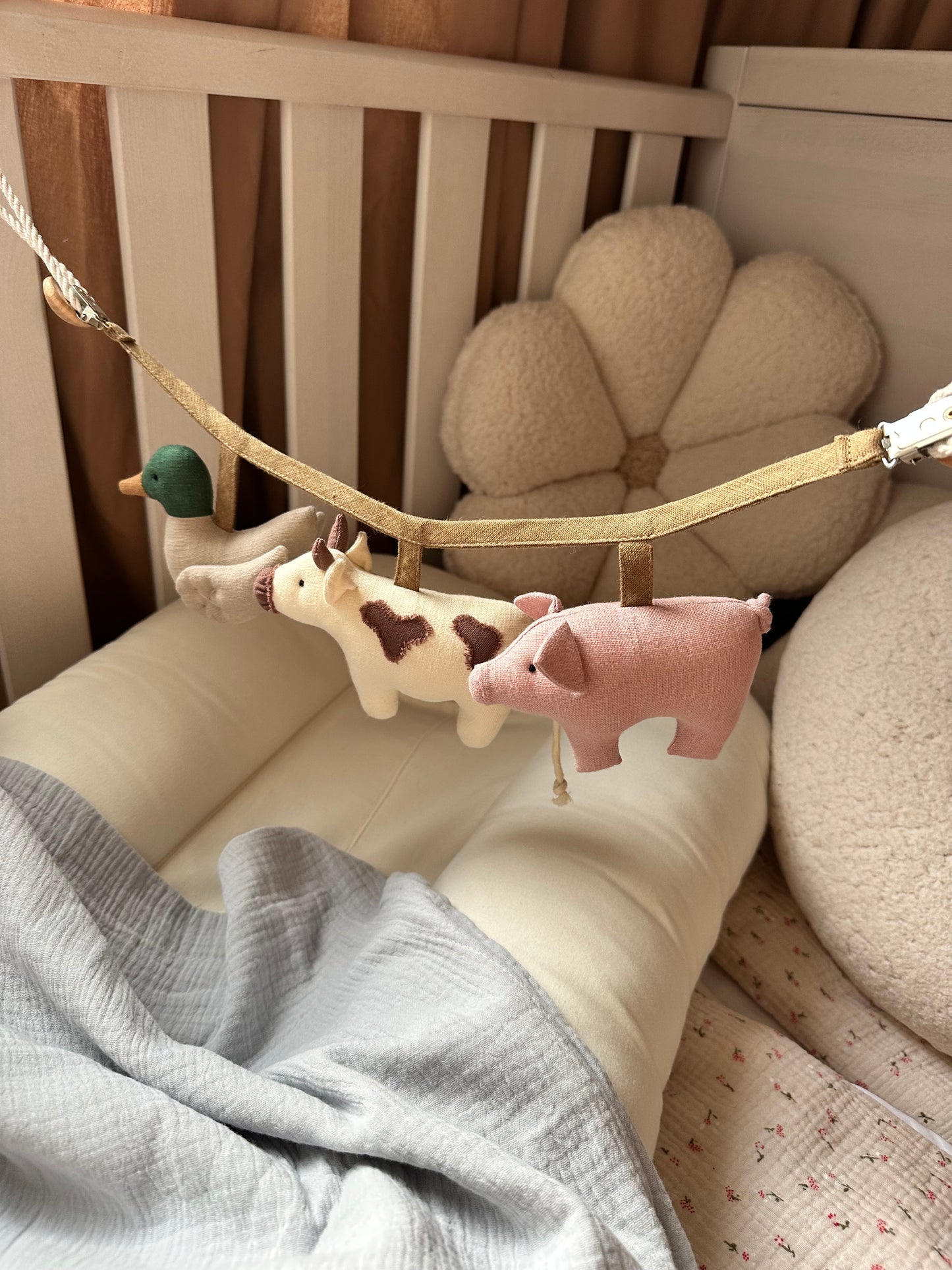 Kinderwagenkette aus Leine