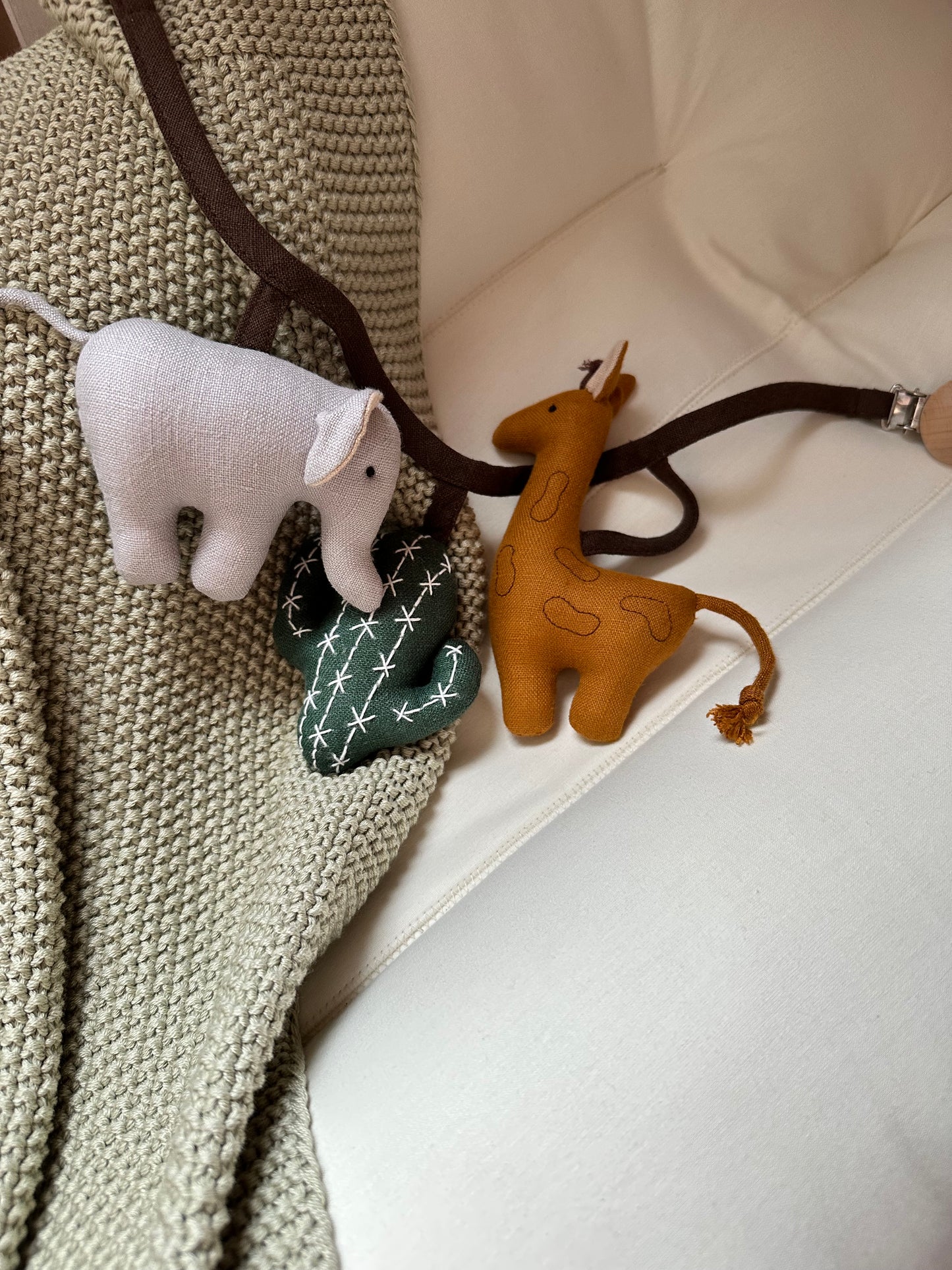 Kinderwagenkette aus Leine