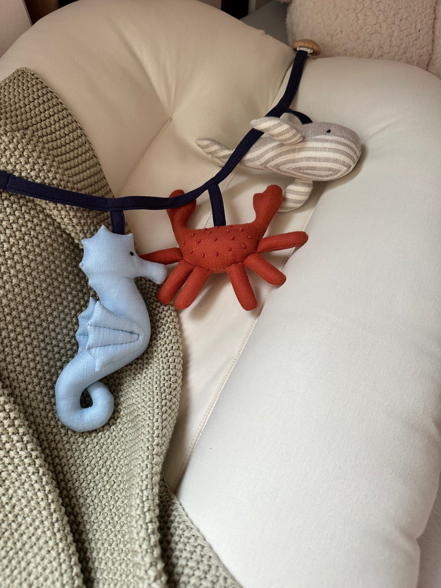 Kinderwagenkette aus Leine