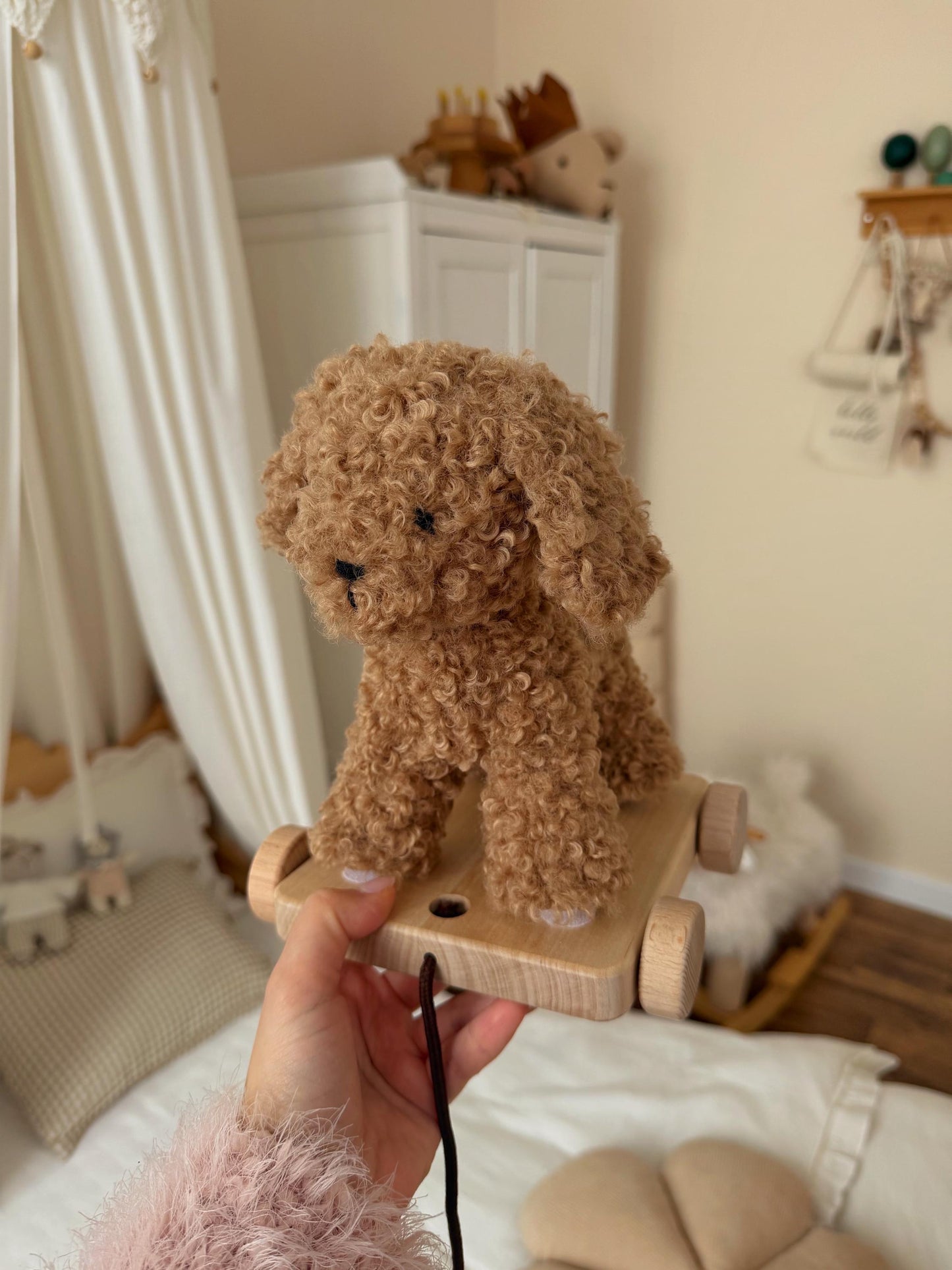 Nachziehtiere aus Bouclé