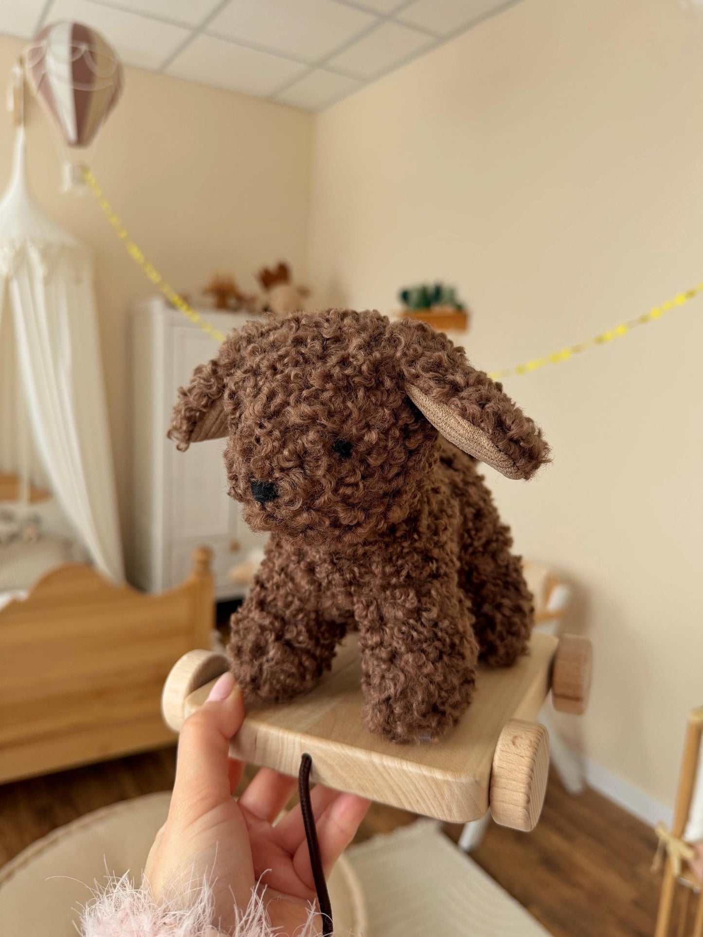 Nachziehtiere aus Bouclé
